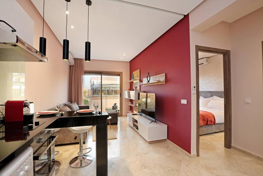 Elegant And Brand New Appart In Hypercenter Of Marrakech Маракеш Екстериор снимка